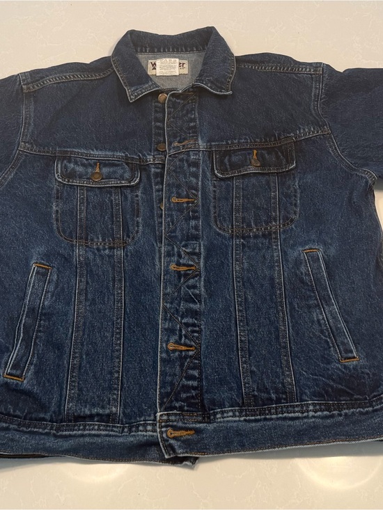Wrangler Other - Wrangler Indigo Blue Denim Trucker Jacket